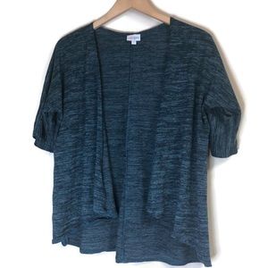 LuLaRoe Bianca Short Cardigan Size 3 XS/S/M Blue